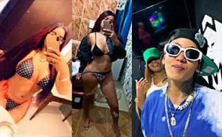 Dominicana abigail la para follando con su amante