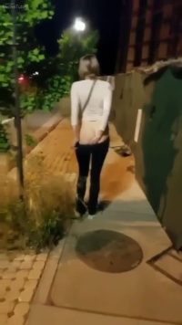 Pareja caliente follando al aire libre