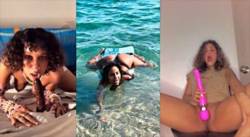 Tokischa masturbandose con su consolador