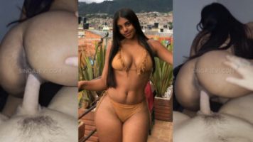 Tiktoker julieth diaz montando una polla blanca