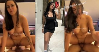 Lorrana joyce montando la polla de su primo