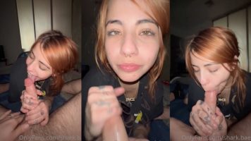 Hermosa jovencita chupando mi polla