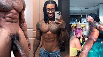 Chupando la polla grande de dwayne mcKell