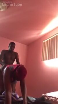 Pareja negra se graban cogiendo duro