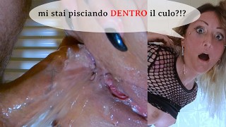 ANALE italiano con MILF ITALIANA matura: «PISCIAMI NEL CULO!» – «OK! Ma prima ti rompo il buco!»