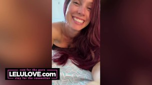 Big boobs babe chatting behind porn scenes b4 improv stage performance, watching Deadpool movie, getting sweaty – Lelu Love
