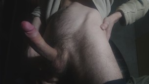 Bobbing my FAT cock for you and shooting a thick warm load