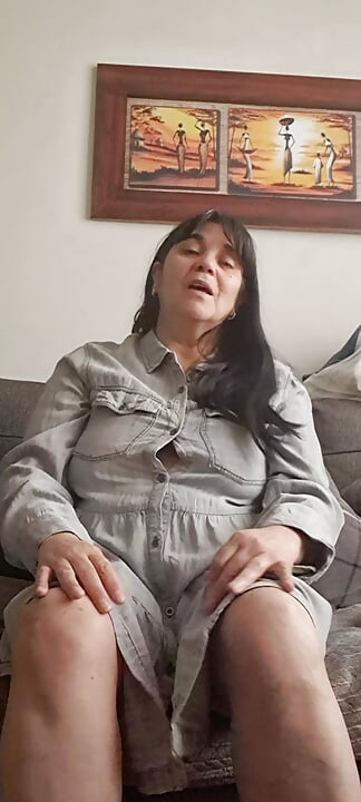 Stepmother showing her horniness to her lover on camera