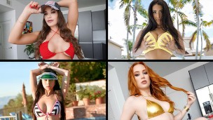 TeamSkeet – Big Tits In Bikinis Compilation – Top Summer Selection Of Huge Jugs In Bikini