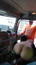 Puta cogiendo duro con el camionero