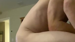 Boy sucking and taking daddy dick