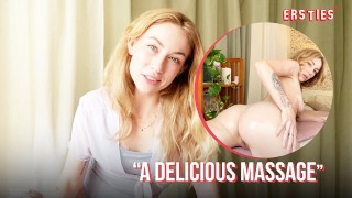 Ersties – Sexy American Babe Stella A Grinds Her Soft Pussy Into the Table