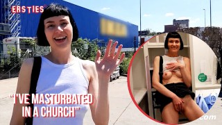 Ersties – Sexy Delfine Does Naughty Things Inside the Store