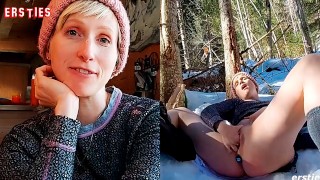 Ersties – Veronica B. squirtet im Schnee