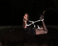 Maid To Hogtie – Sara Liz In Pantyhose Bondage