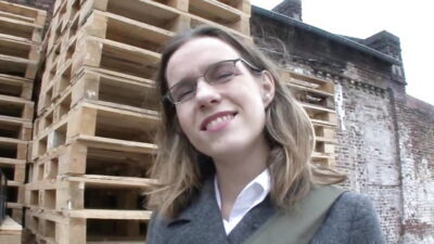 This scandalous teen wants to be a porn actress and masturbates with a sex toy in front of the camera