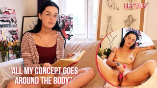 Ersties – Pinko Reads Her Poetry To You Before Masturbating With a Toy