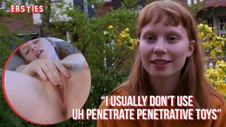 Ersties – Sexy Redhead Masturbates While We Get to Watch