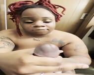 BBW Co Worker Gives Clown Handjob