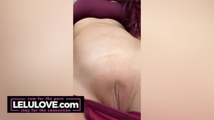 Big boobs babe dirty talking JOI, big booty cumshots, closeup of asshole & pussy, sweaty chores & behind scenes – Lelu Love