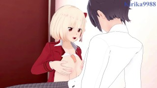 Chisato Nishikigi and I have intense sex in the restroom. – Lycoris Recoil Hentai
