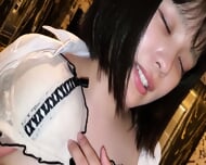 Cute Japanese Schoolgirl With Nice Face And Small Tits