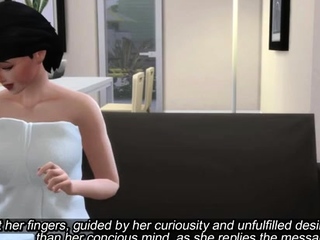 Foxy 3D Superwoman bounces up and down on a cock