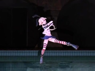 Hentai chick enjoys anal sex at the gym