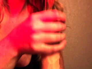 Violet lovely amateur redhead woman toying