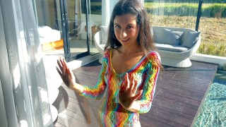 You have to fuck me hard if you want to work for my Daddy! – Public Cumwalk