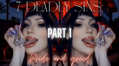7 Sins: pride and greed part 1 – Mesmerize – Religious – Satanic – Mind Fuck – Goth Girl – Joi – Witchcraft – Findom – Financial Domination – JOI – Emo goth girl