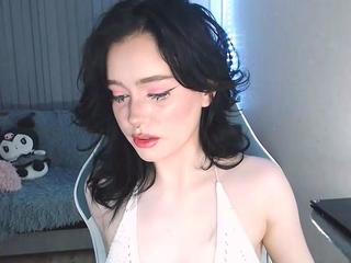 Amateur busty brunette masturbates and does hand job