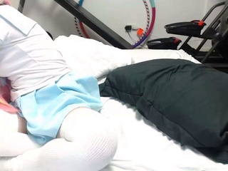 Bikini blonde amateurs first anal sex while useing a toy