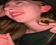 Blonde College Cutie Sucks In Car