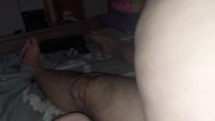 Chastity released for riding POV