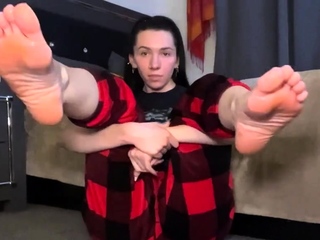 Exotic brunette hardcore foot fetish fuck