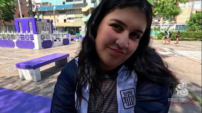 Follando a hincha de club peruano cerca al Matute (así celebra los goles)