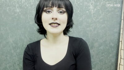 Horny goth Mavis Dracula seduced you to fuck her pink pussy and cum on feet