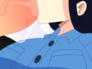 Hottie fucked hard over the cop car hood with handcuffs