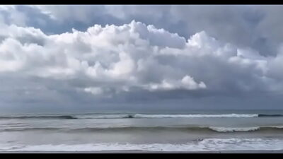 How nice – chubby Mexican girl strips naked on the beach