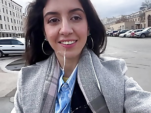 I missed you so much – Fuck me and cum on my face in this public shopping mall! – Cumwalk