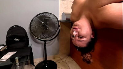 INTERRACIAL upside down FACE FUCKING for BROWN girl