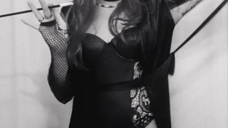 Kara Teases And Plays In 1920’s Burlesque Inspired Lingerie