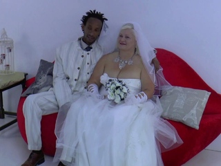 LACEYSTARR – Granny bride fed with cum after BBC pounding