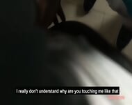 Locking The Door And Trapping The Latina Maid With Big Ass