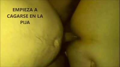 Madura Argentina Lulu: viene a chupar pija  y entrega el culo hasta que no puede evitar cagarse en la pija de tan abierto que le quedo