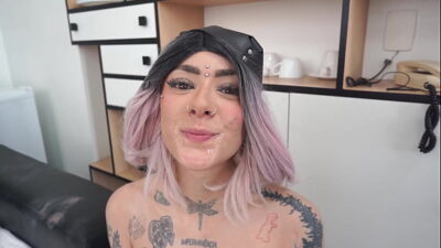 Maria Morangoh, white Braziloan alt fucked balls deep by big black cock (Anal, 0% pussy, BBC, interracial, dirty talk) OB498