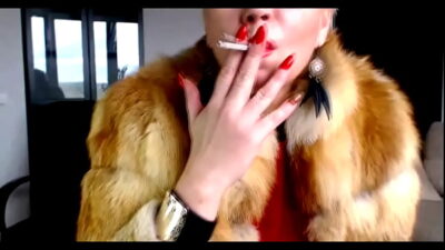 Mature bitch in a fur coat… Performance by the famous webcam whore and singer Aimee Hot MILF ))