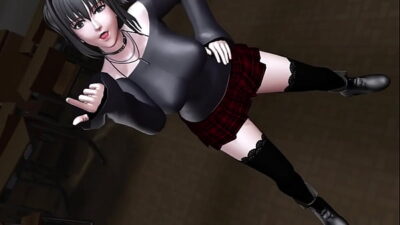 Mikasa Gótica se pone a bailar como la perra amante del senen que es