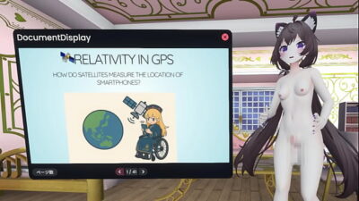 [Naked VTuber Lecture] Relativity in GPS: ~ How do satellites measure the location of smartphone? ~
